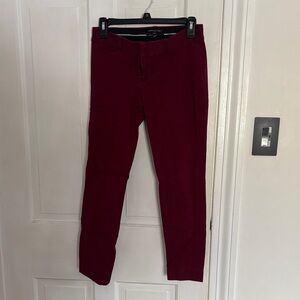 Banana Republic Women's Burgundy Straight Leg Pants